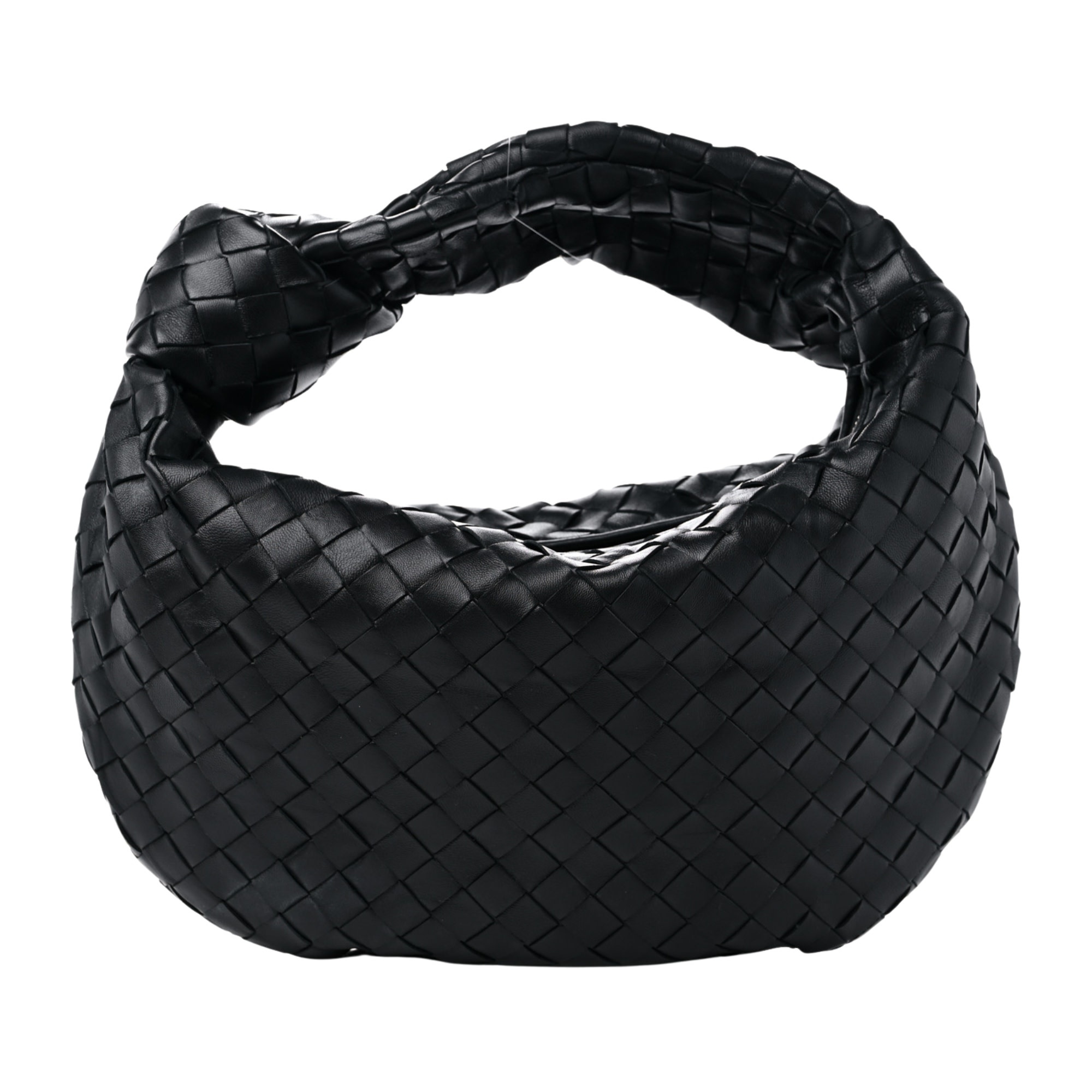 NAPPA BLACK INTRECCIATO TEEN JODIE BAG - CRTBLNCHSHP
