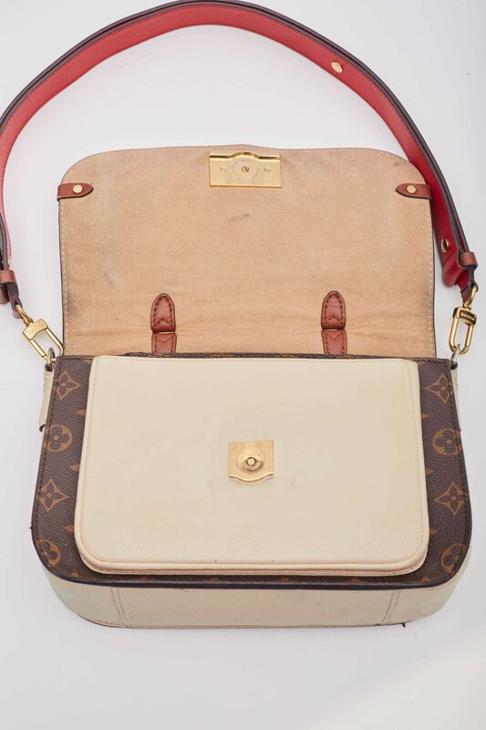 LOUIS VUITTON MONOGRAM VAUGIRARD CREME HANDBAG