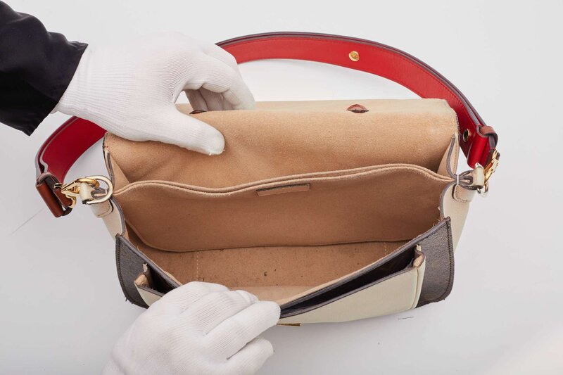 LOUIS VUITTON LOUIS VUITTON MONOGRAM VAUGIRARD CREME HANDBAG