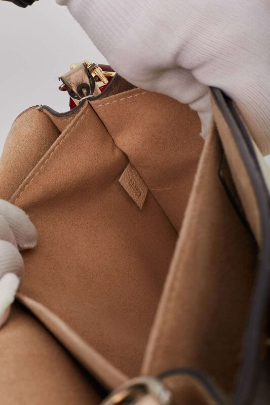 LOUIS VUITTON LOUIS VUITTON MONOGRAM VAUGIRARD CREME HANDBAG