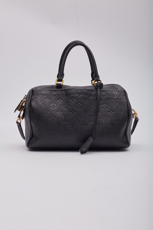 LOUIS VUITTON EMPREINTE SPEEDY BANDOULIERE 25 NM BLACK