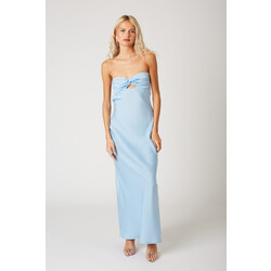 ARIEL STRAPLESS GOWN BLUE M
