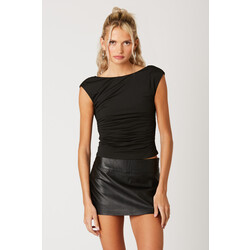YASMINE LOW BACK TOP BLACK M
