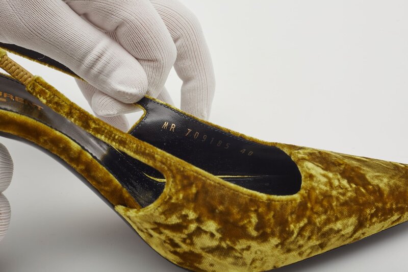 Mustard slingback heels online