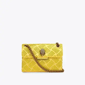 KURT GEIGER KURT GEIGER MINI KENSINGTON FABRIC YELLOW