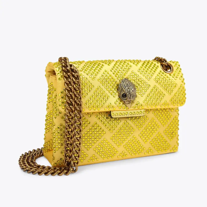 KURT GEIGER KURT GEIGER MINI KENSINGTON FABRIC YELLOW