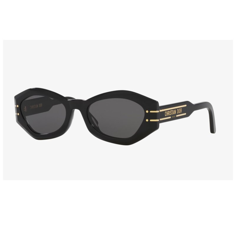 CHRISTIAN DIOR DIORSIGNATURE B1U BLACK BUTTERFLY SUNGLASSES