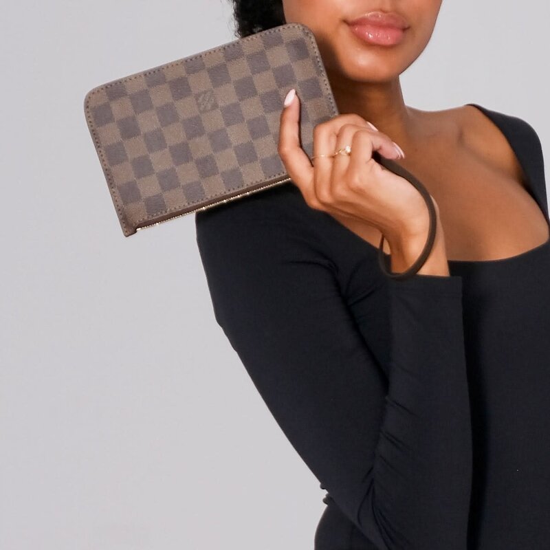 LOUIS VUITTON LOUIS VUITTON DAMIER EBENE NEVERFULL PM POCHETTE