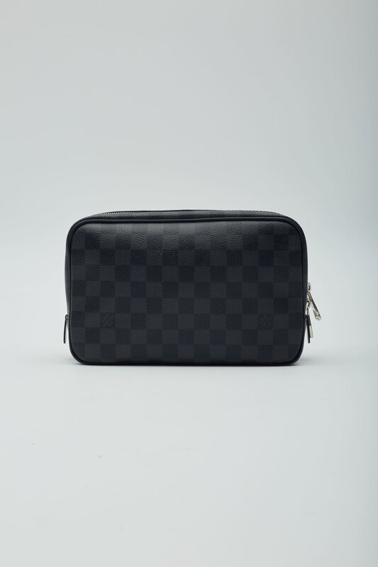 LOUIS VUITTON LOUIS VUITTON DAMIER GRAPHITE TOILET POUCH GM COSMETIC BAG