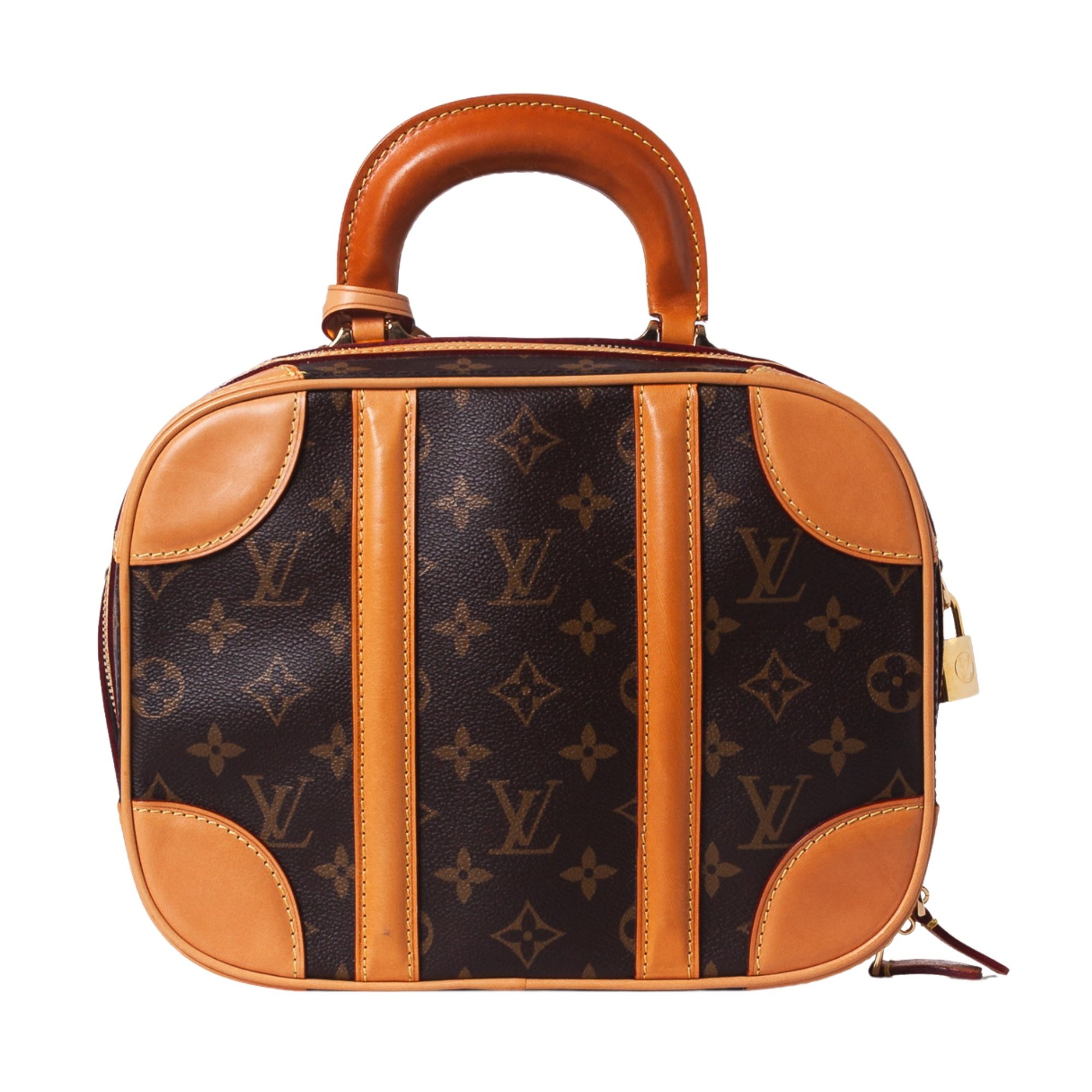 LOUIS VUITTON MONOGRAM TRUNK VALISETTE PM HANDBAG