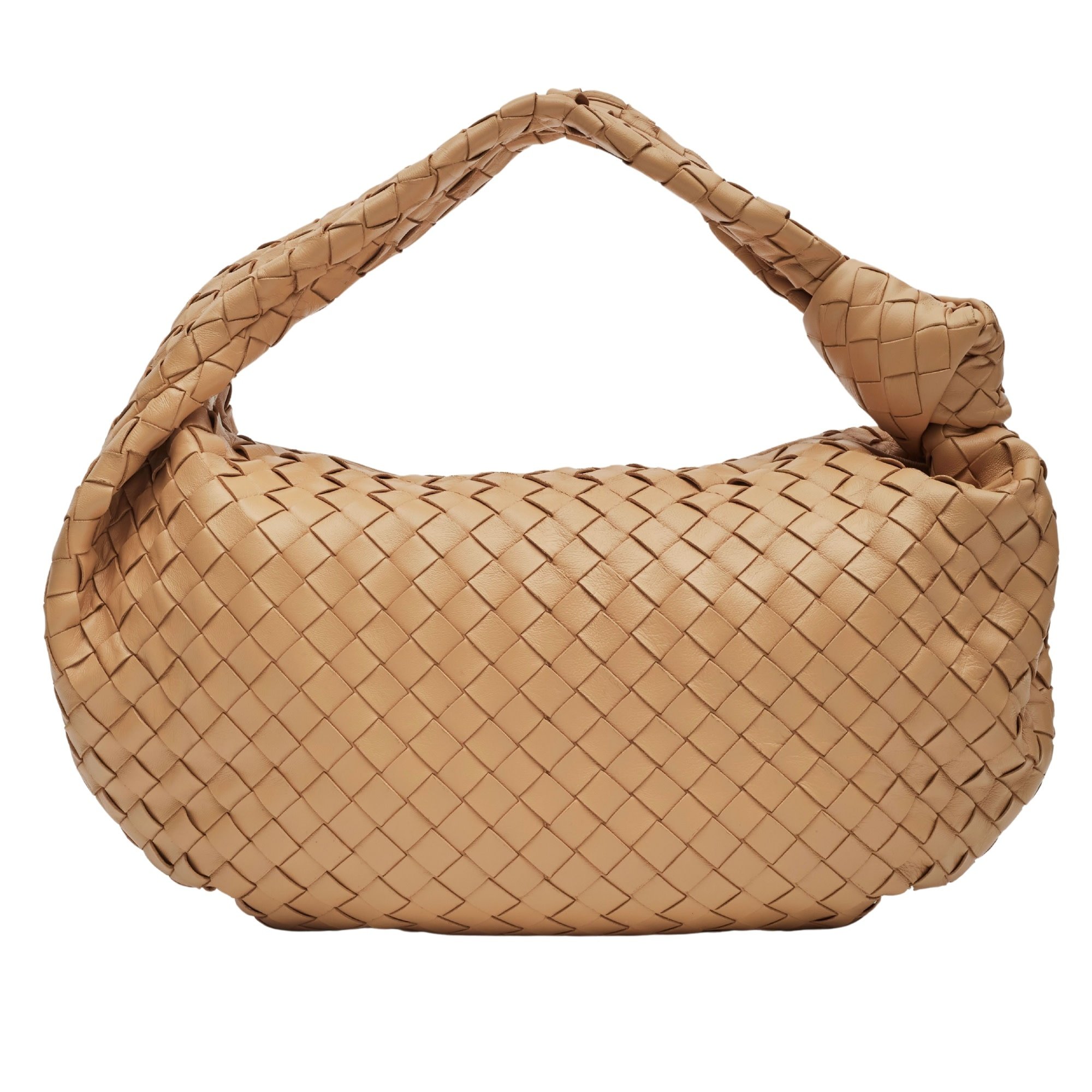 BOTTEGA VENETA INTRECCIATO LEATHER NUDE JODIE SMALL