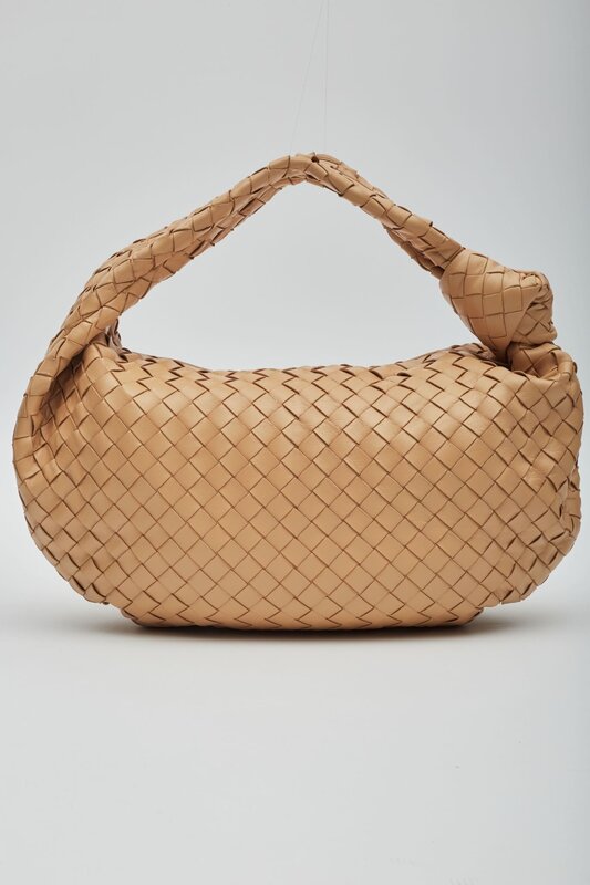 BOTTEGA VENETA INTRECCIATO LEATHER NUDE JODIE SMALL