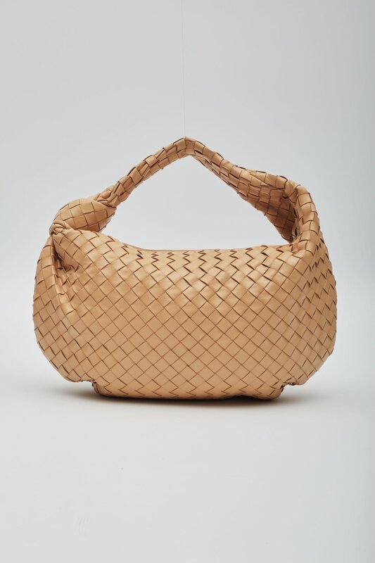 BOTTEGA VENETA INTRECCIATO LEATHER NUDE JODIE SMALL