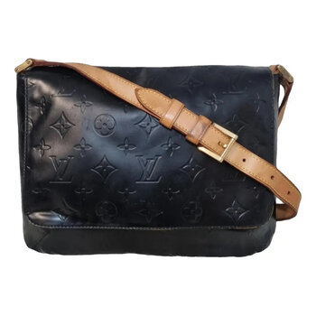 LOUIS VUITTON LOUIS VUITTON PATENT MONOGRAM THOMPSON BAG (AS IS)