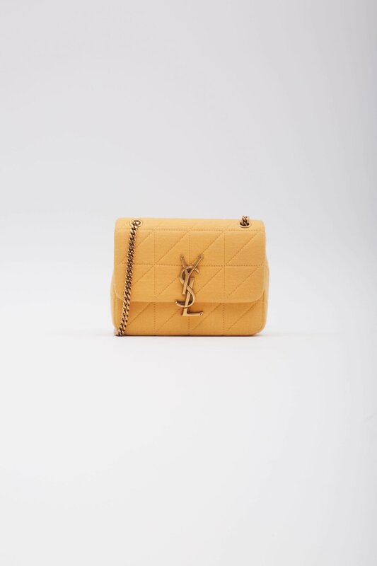 SAINT LAURENT SAINT LAURENT YELLOW JERSEY JAMIE BAG MINI