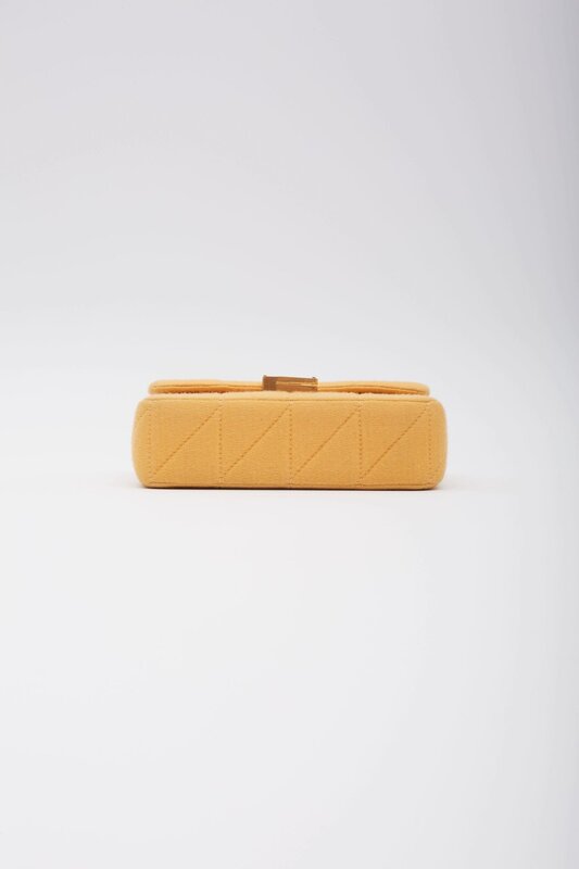 SAINT LAURENT SAINT LAURENT YELLOW JERSEY JAMIE BAG MINI
