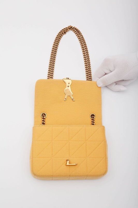 SAINT LAURENT SAINT LAURENT YELLOW JERSEY JAMIE BAG MINI