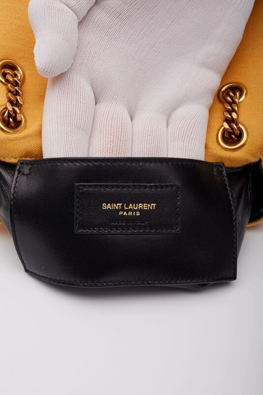 SAINT LAURENT SAINT LAURENT YELLOW JERSEY JAMIE BAG MINI