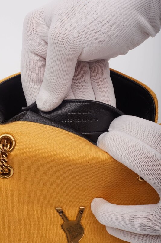 SAINT LAURENT SAINT LAURENT YELLOW JERSEY JAMIE BAG MINI