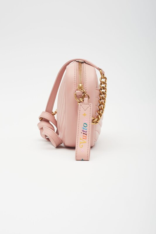 LOUIS VUITTON CALFSKIN NEW WAVE CAMERA BAG SMOOTHIE PINK