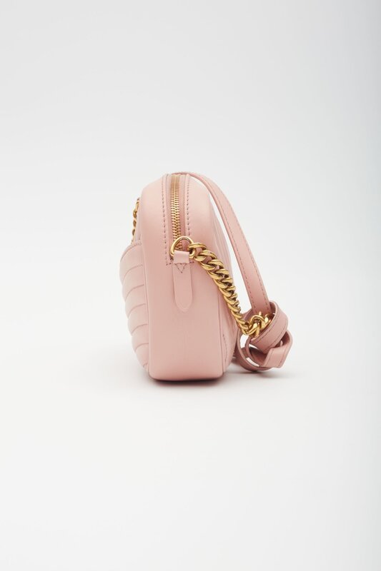 LOUIS VUITTON LOUIS VUITTON CALFSKIN NEW WAVE CAMERA BAG SMOOTHIE PINK