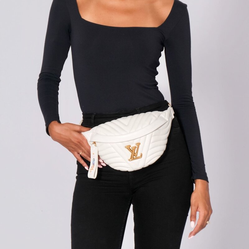 CALFSKIN SNOW NEW WAVE BUMBAG BELT BAG CRTBLNCHSHP