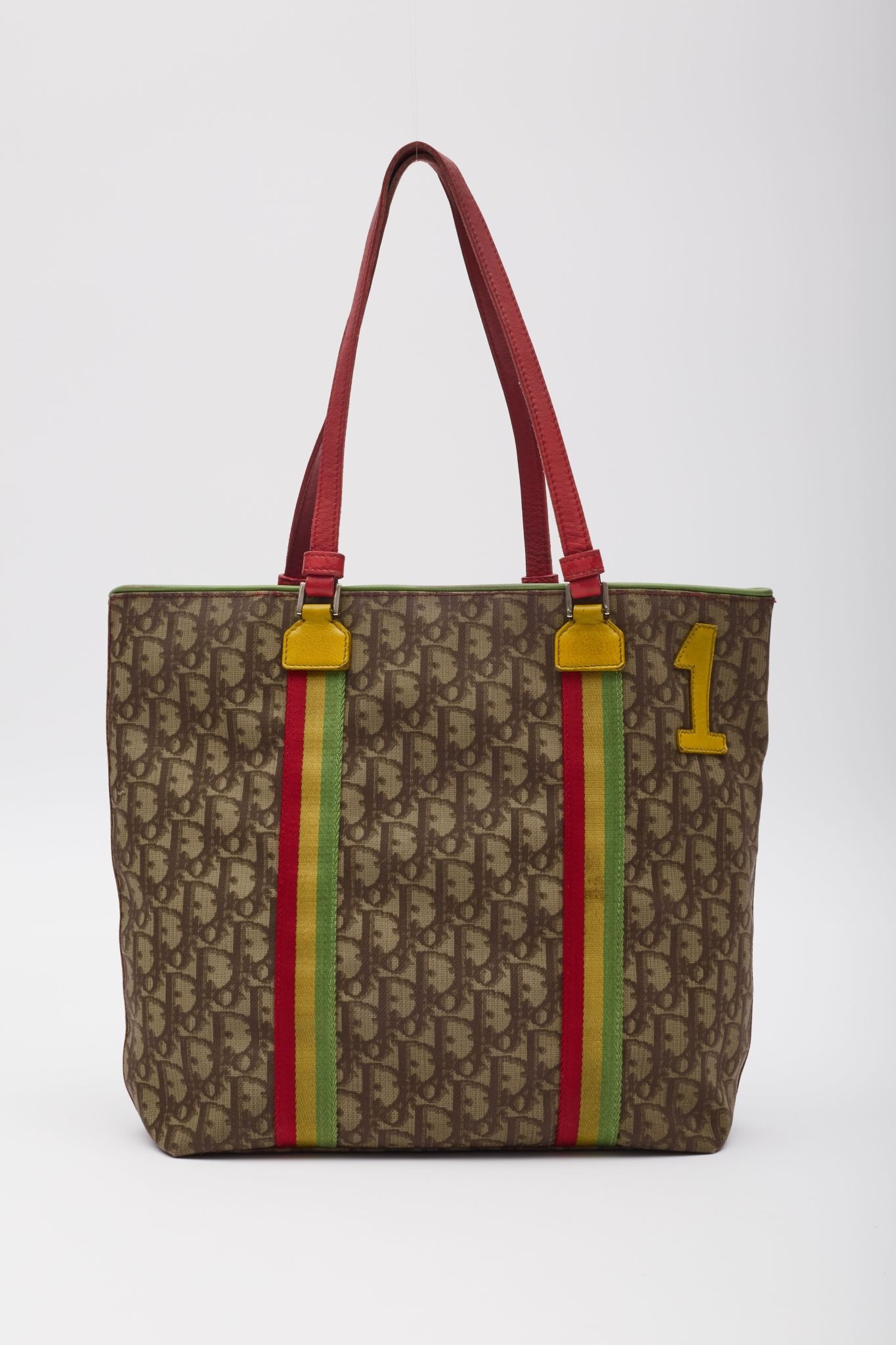 Dior monogram tote bag deals