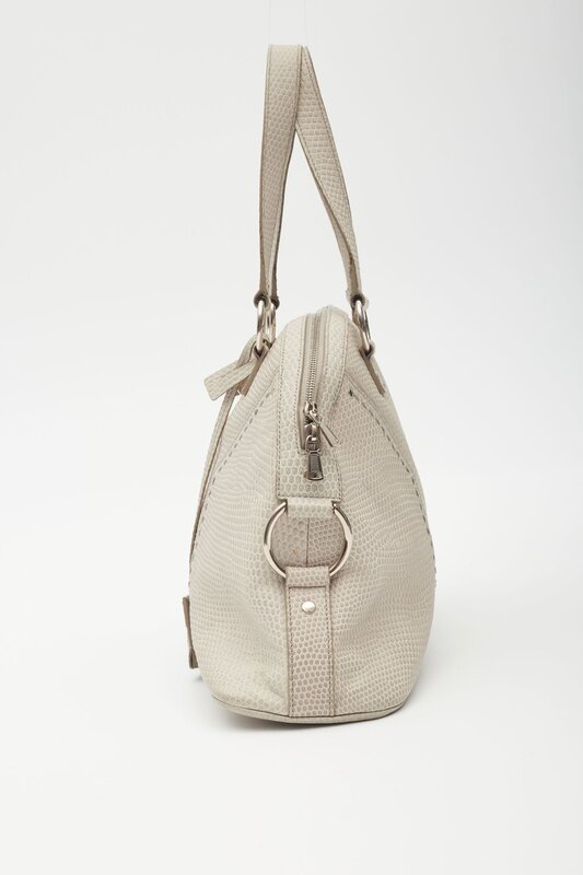 YVES SAINT LAURENT MUSE BAG LIZZARD TAUPE