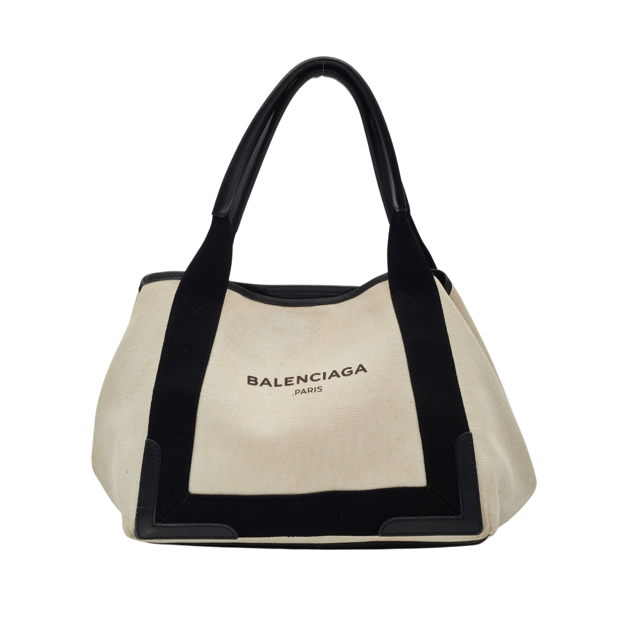 WHITE CANVAS LOGO TOTE BAG SMALL CRTBLNCHSHP