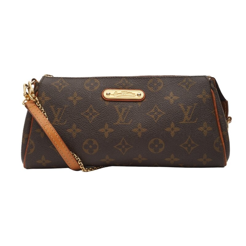 LOUIS VUITTON MONOGRAM EVA CLUTCH SHOULDER BAG