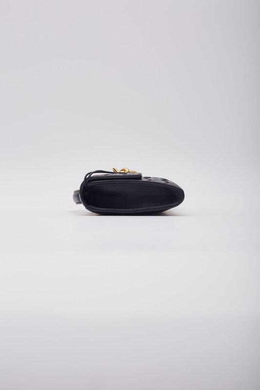 BOTTEGA VENETA BOTTEGA VENETA BLACK LEATHER ANDIAMO LONG CLUTCH BAG