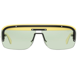 PRADA PRADA MASK SUNGLASSES LEMON/ BLACK