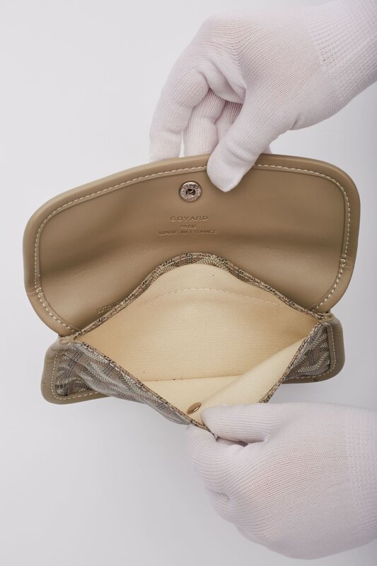 GOYARD GOYARD TAUPE GOYARDINE ST. LOUIS POCHETTE