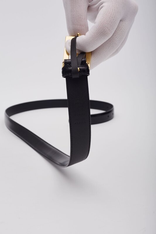 gucci-vintage-tom-ford-black-leather-narrow-g-belt - CRTBLNCHSHP