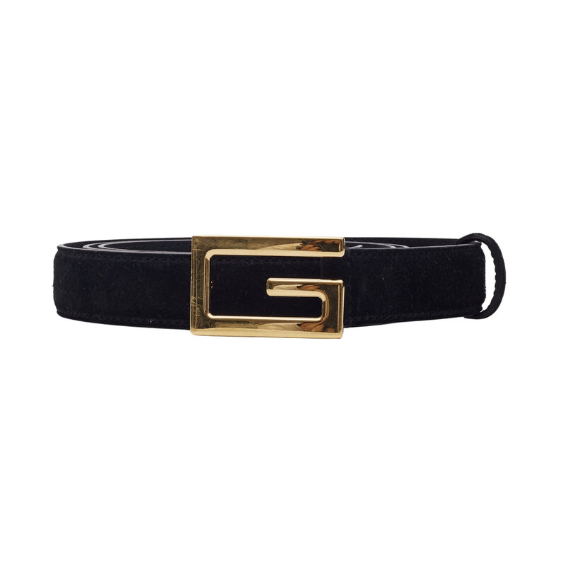 Gucci suede belt top