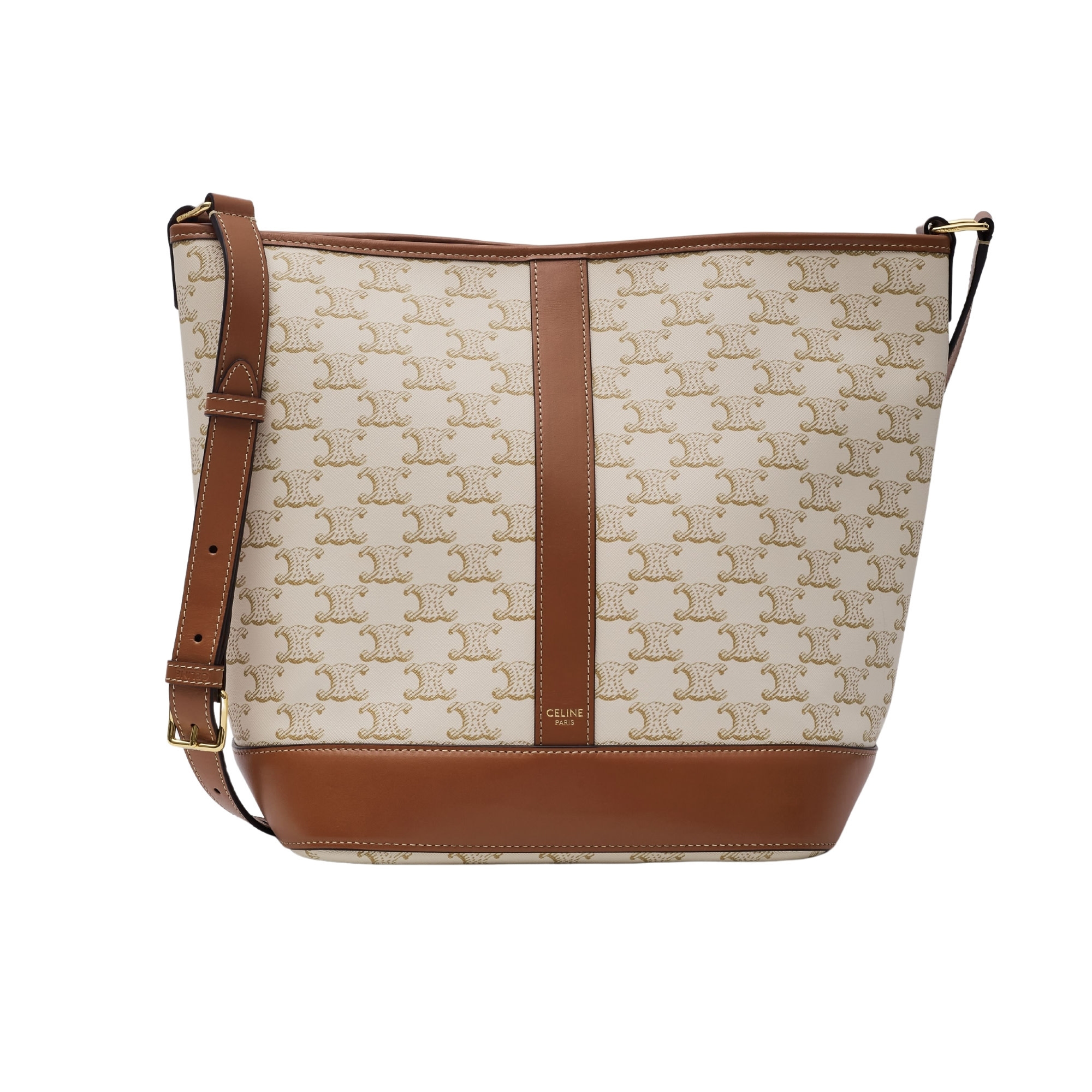Celine canvas bucket bag sale