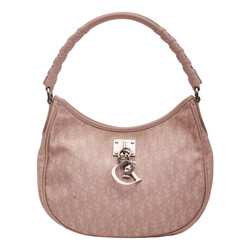 CHRISTIAN DIOR DIOR NYLON PINK ROSE CLAIR MONOGRAM LOVELY HOBO