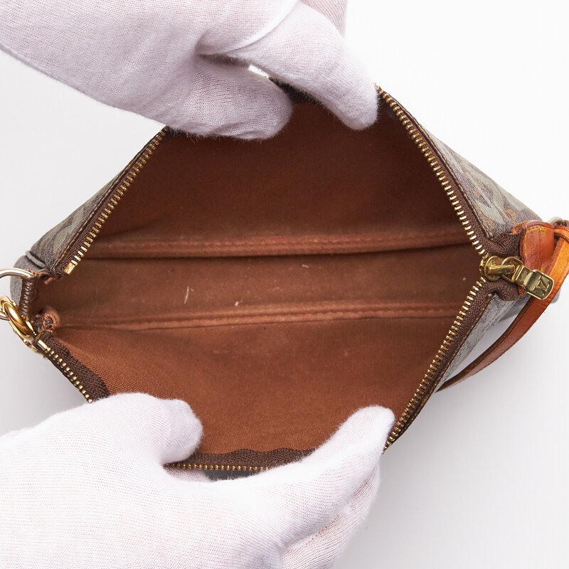 LOUIS VUITTON LOUIS VUITTON VINTAGE MONOGRAM POCHETTE ACCESSORIES GRAFFITI GREEN (2001)