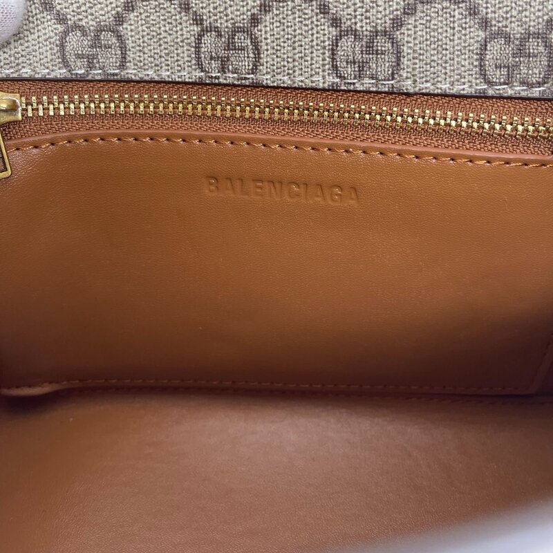 GUCCI X BALENCIAGA BALENCIAGA X GUCCI GG HOURGLASS HACKER HANDBAG SMALL