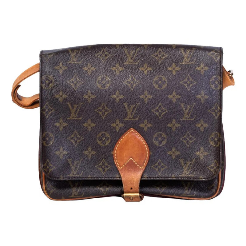 LOUIS VUITTON LOUIS VUITTON VINTAGE MONOGRAM CARTOUCHIÈRE MM CROSBODY BAG