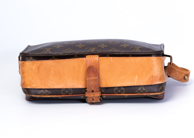 LOUIS VUITTON LOUIS VUITTON VINTAGE MONOGRAM CARTOUCHIÈRE MM CROSBODY BAG