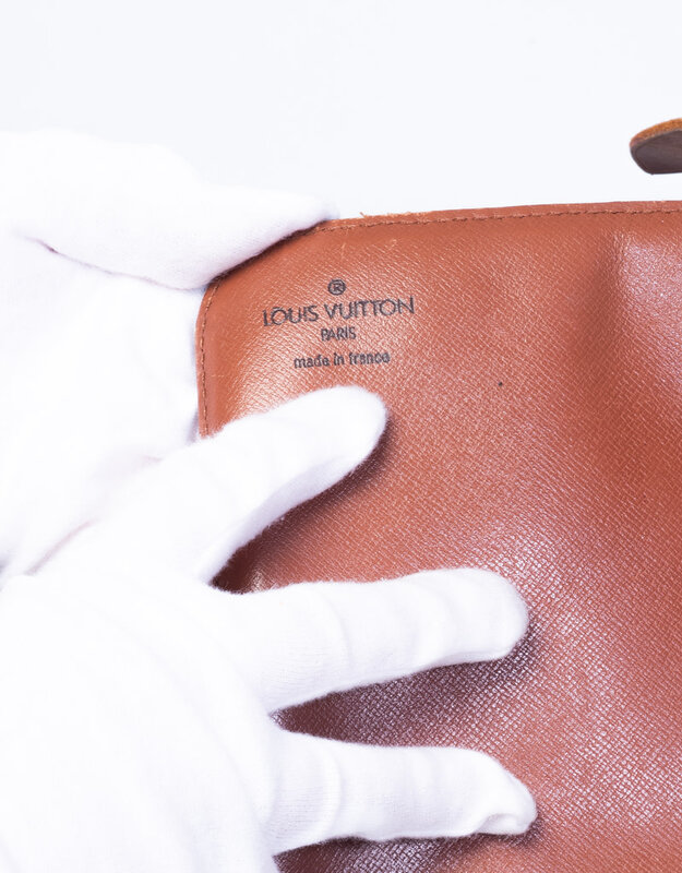 LOUIS VUITTON LOUIS VUITTON VINTAGE MONOGRAM CARTOUCHIÈRE MM CROSBODY BAG