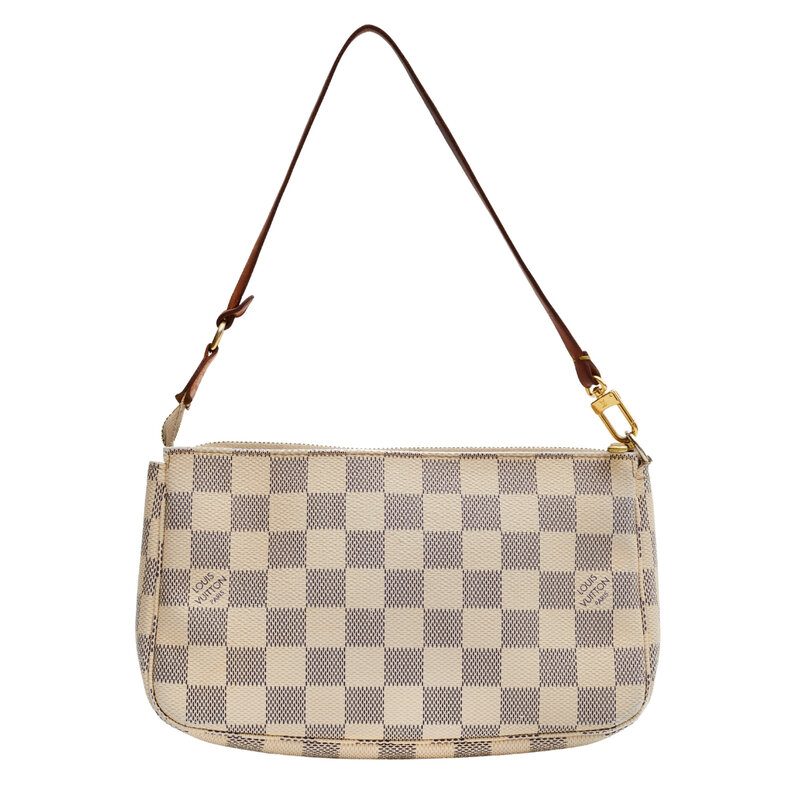 LOUIS VUITTON LOUIS VUITTON DAMIER AZUR POCHETTE ACCESSORIES BAG