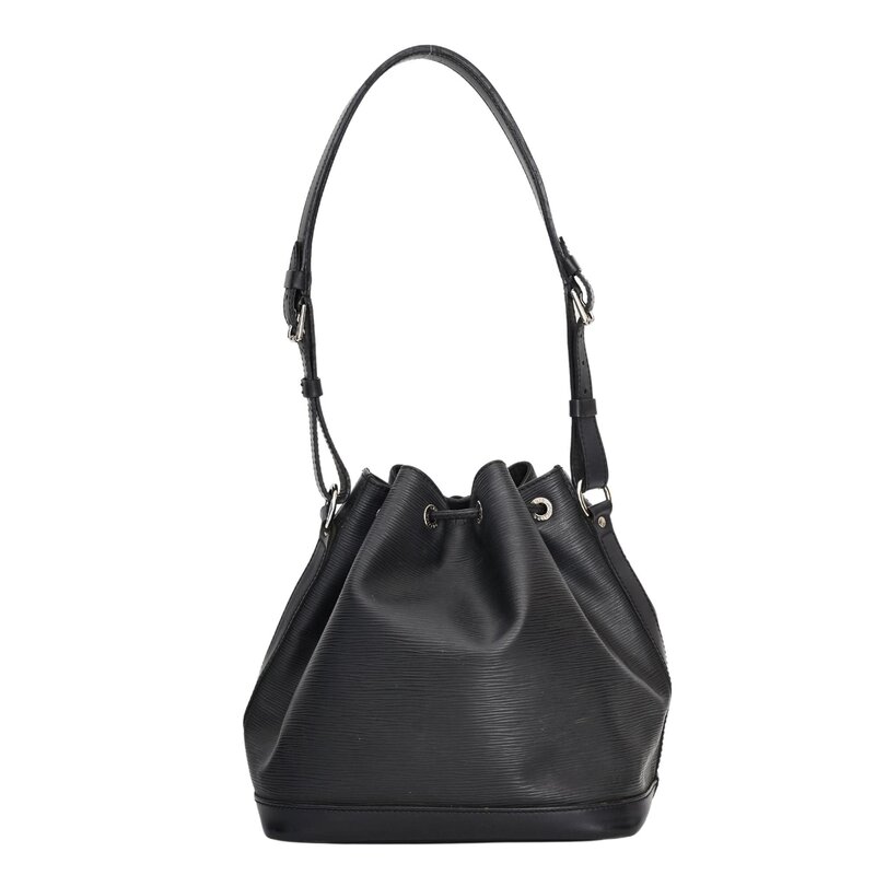 LOUIS VUITTON LOUIS VUITTON BLACK EPI LEATHER NOE BUCKET BAG