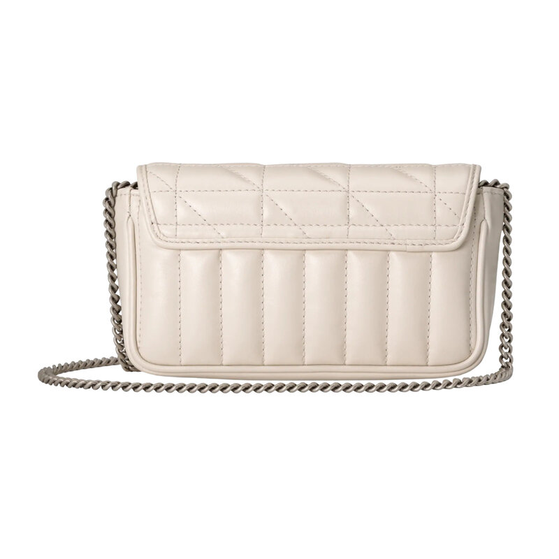 GUCCI GUCCI GG MARMONT SUPER-MINI 2.0 FLAP BAG WHITE 476433