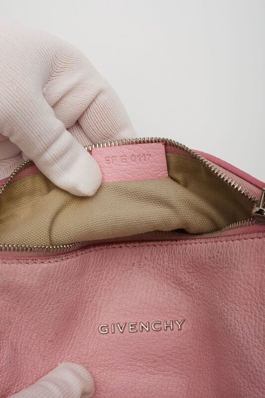 GIVENCHY GIVENCHY SUGAR LEATHER MINI PANDORA SHOULDER BAG PINK