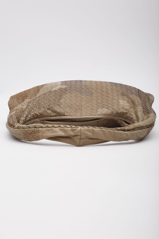 BOTTEGA VENETA BOTTEGA VENETA NAPPA INTRECCIATO EMBROIDERED MAXI HOBO BAG