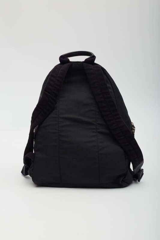 GUCCI GUCCI GG MONOGRAM WEB CLASSIC BACKPACK BLACK