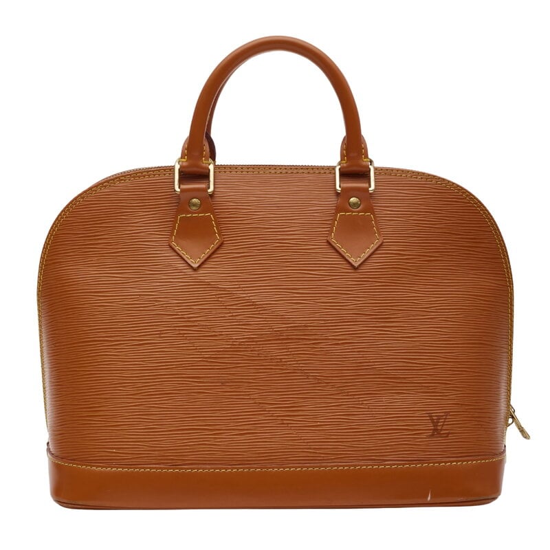 LOUIS VUITTON LOUIS VUITTON EPI LEATHER CIPANGO ORANGE ALMA PM HANDBAG