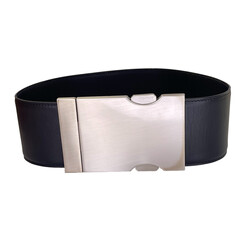 H&M X ALEXANDER WANG ALEXANDER WANG X H&M BLACK LEATHER WOMEN'S WAIST BELT (75/30) 2014